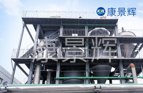 青島康景輝三效蒸發(fā)器有熱堿水、熱水、清水三種清洗功能